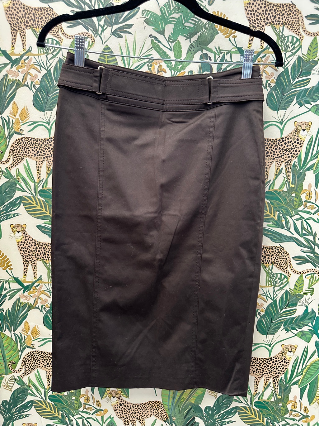 Gucci Black Tailored Pencil Skirt